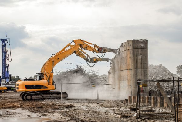 Silo Demolition in Coeur D Alene