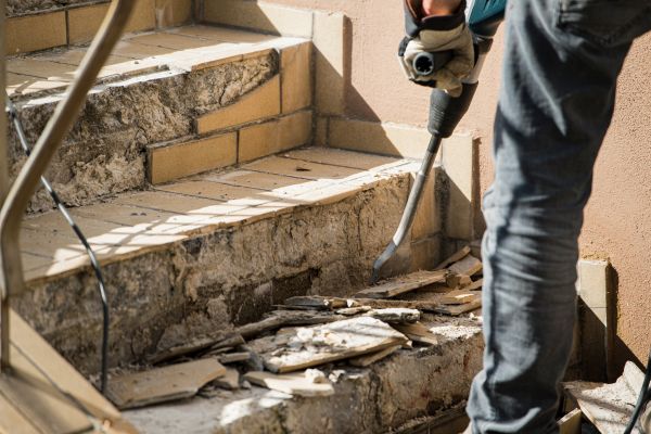 Concrete Stair Demolition in Coeur D Alene